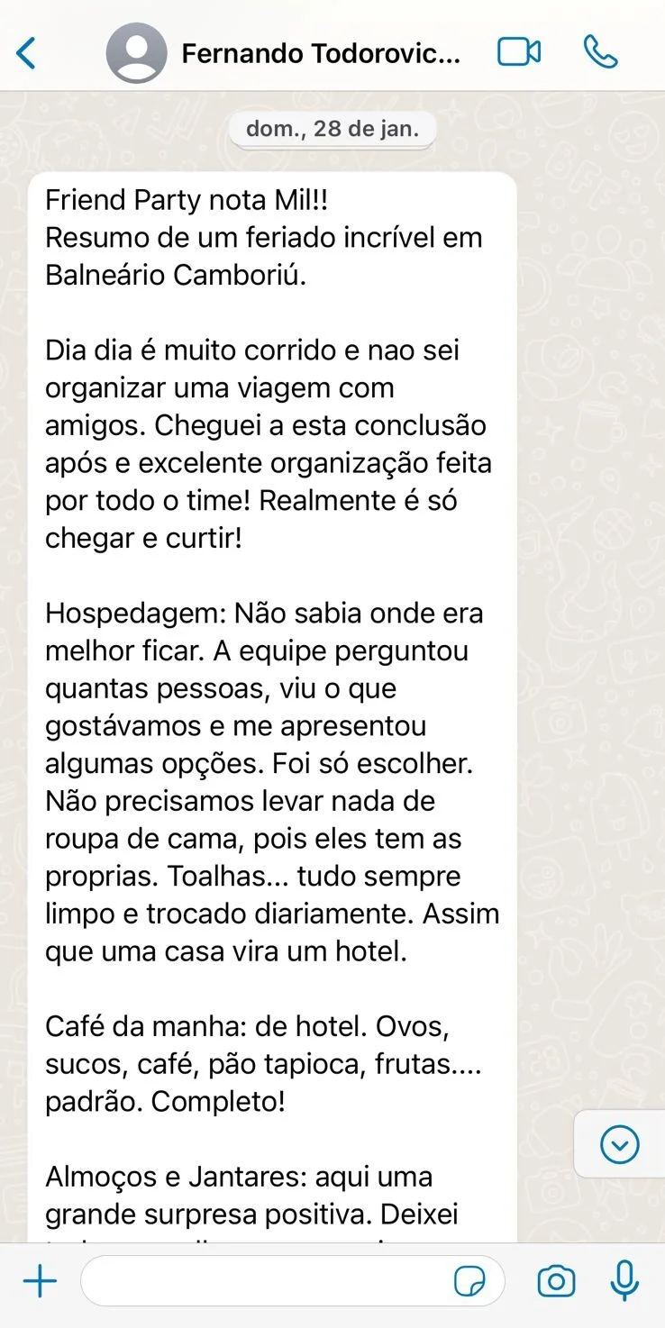 Print de feedback Friend’s Party